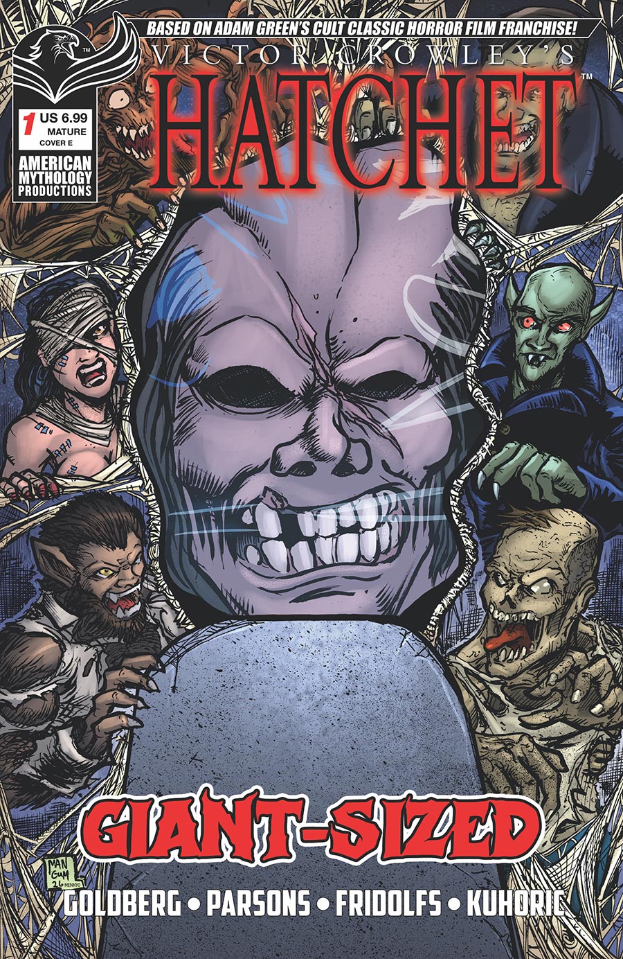 Victor Crowleys Hatchet Giant-Sized Halloween #1 (One Shot) Cover E Variant Gabriel Mangum Cover