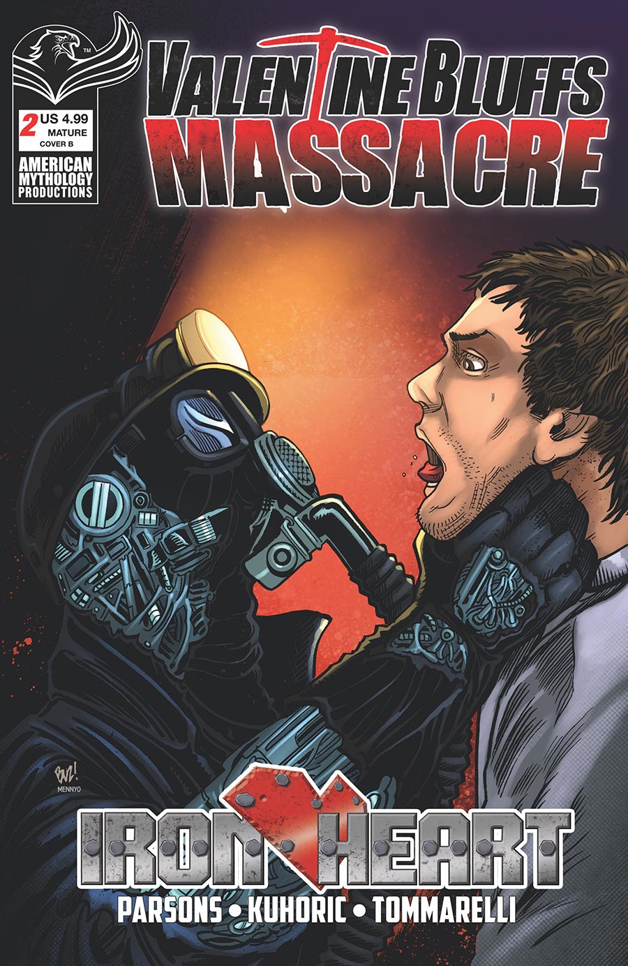 Valentine Bluffs Massacre Iron Heart #2 Cover B Variant Buz Hasson Cover