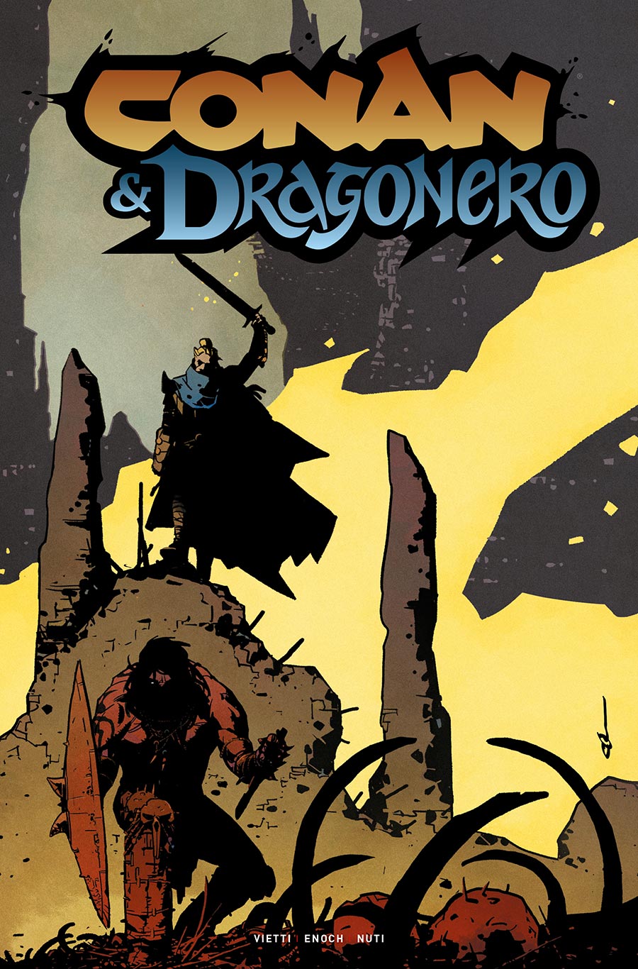 Conan & Dragonero #6 Cover A Regular Mirko Colak Cover