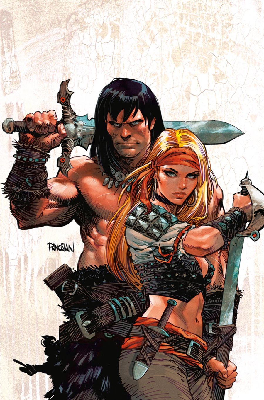 Conan The Barbarian Vol 5 #33 Cover J SDCC Exclusive Dan Panosian Virgin Card Stock Variant Cover