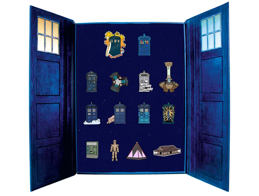 Doctor Who Enamel Pin - TARDIS Pin Set III SDCC Exclusive