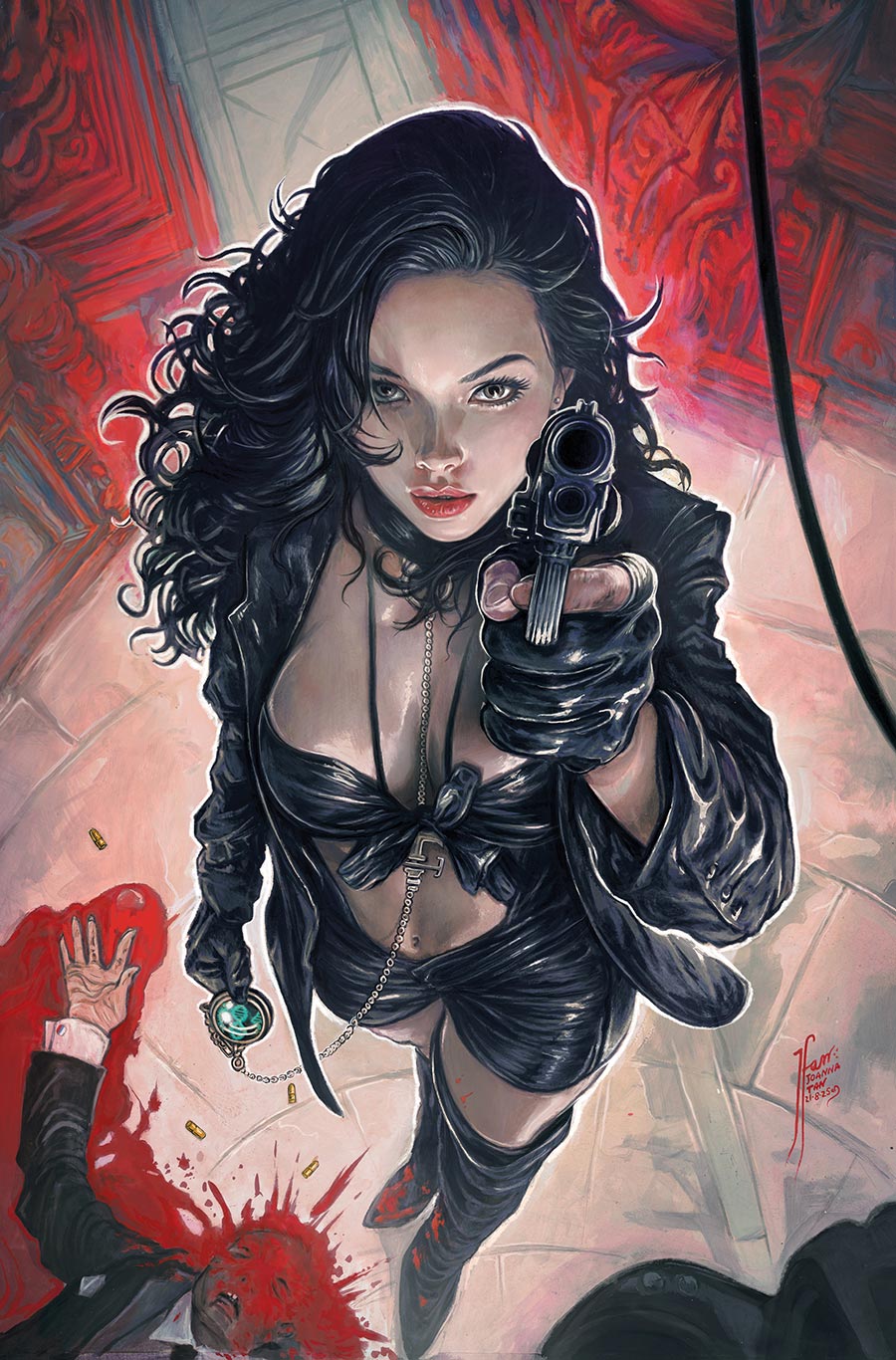 Hard Case Crime Gun Honey Doubles Down #1 Cover Z Special Edition SDCC Exclusive Tehani Farr Virgin Numbered Variant Cover