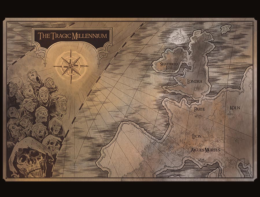 Hawkmoon The Mad God #1 Cover D Variant Map Wraparound Card Stock Cover