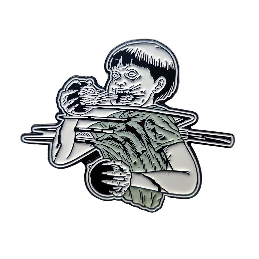Junji Ito Collection Enamel Pin - Blood Bubble Fork