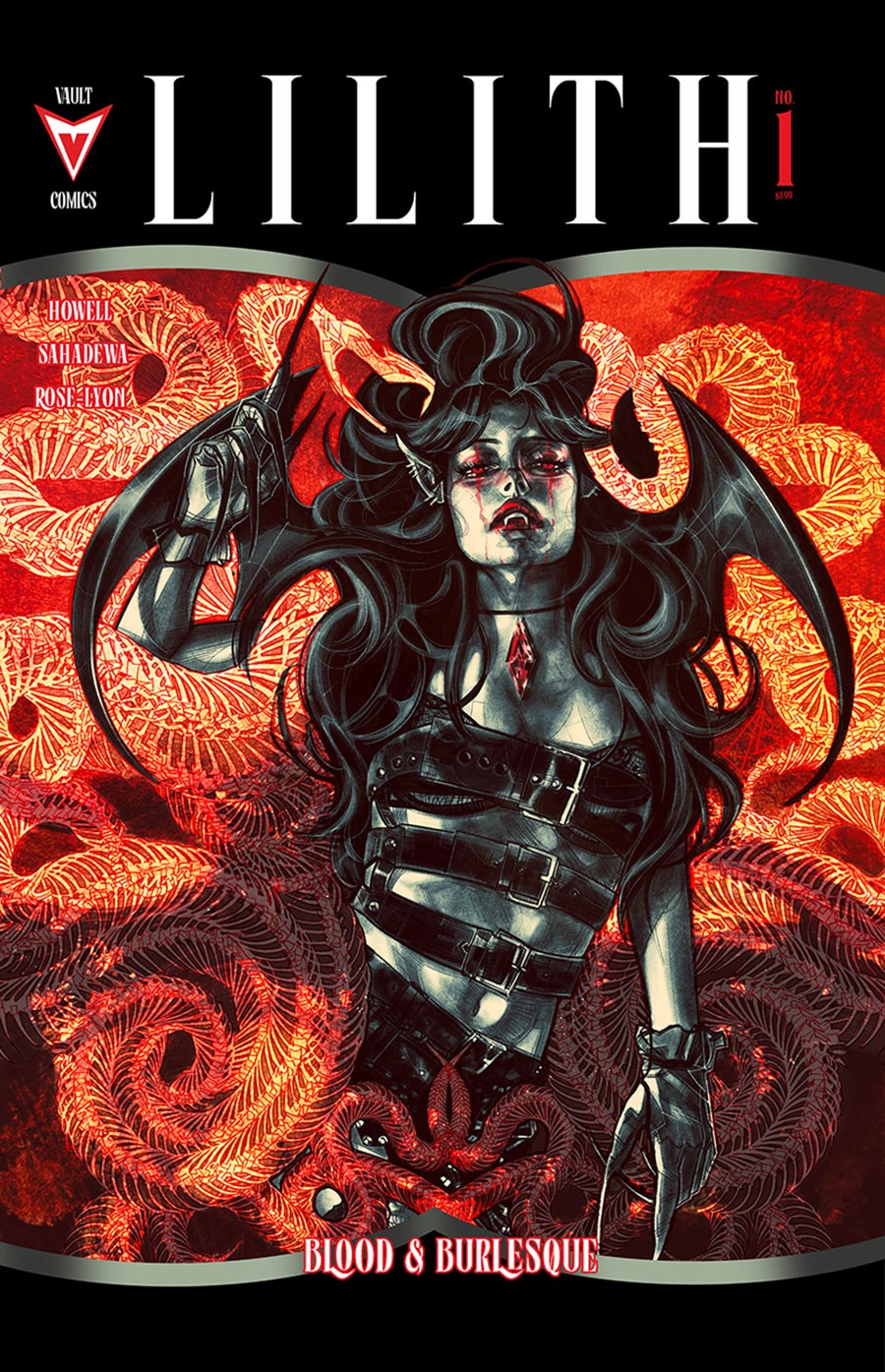 Lilith Blood & Burlesque #1 Cover B Incentive Serena Bell Variant Cover
