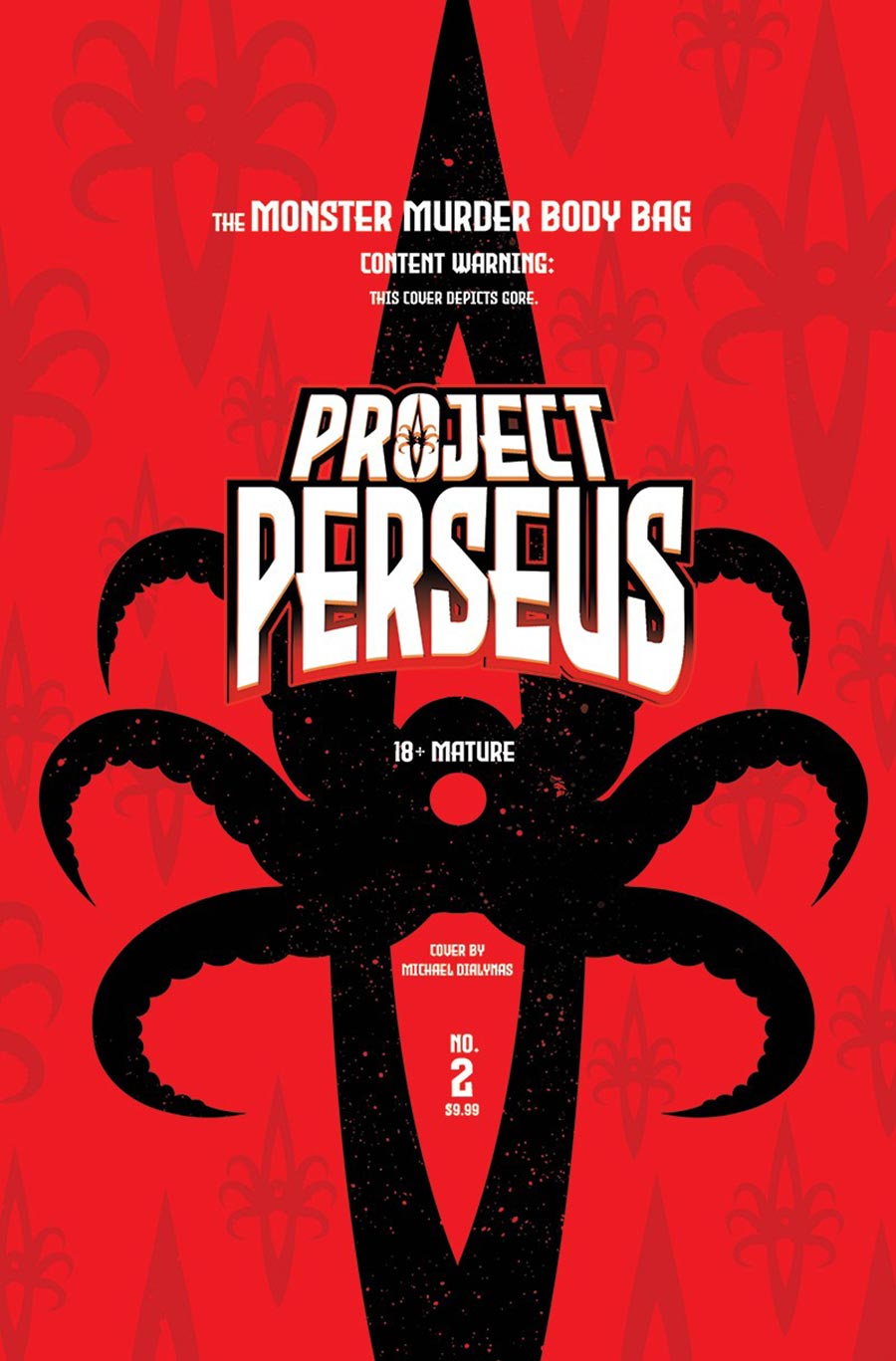 Project Perseus #2 Cover F Variant Michael Dialynas Monster Murder Black Bag Virgin Cover With Polybag