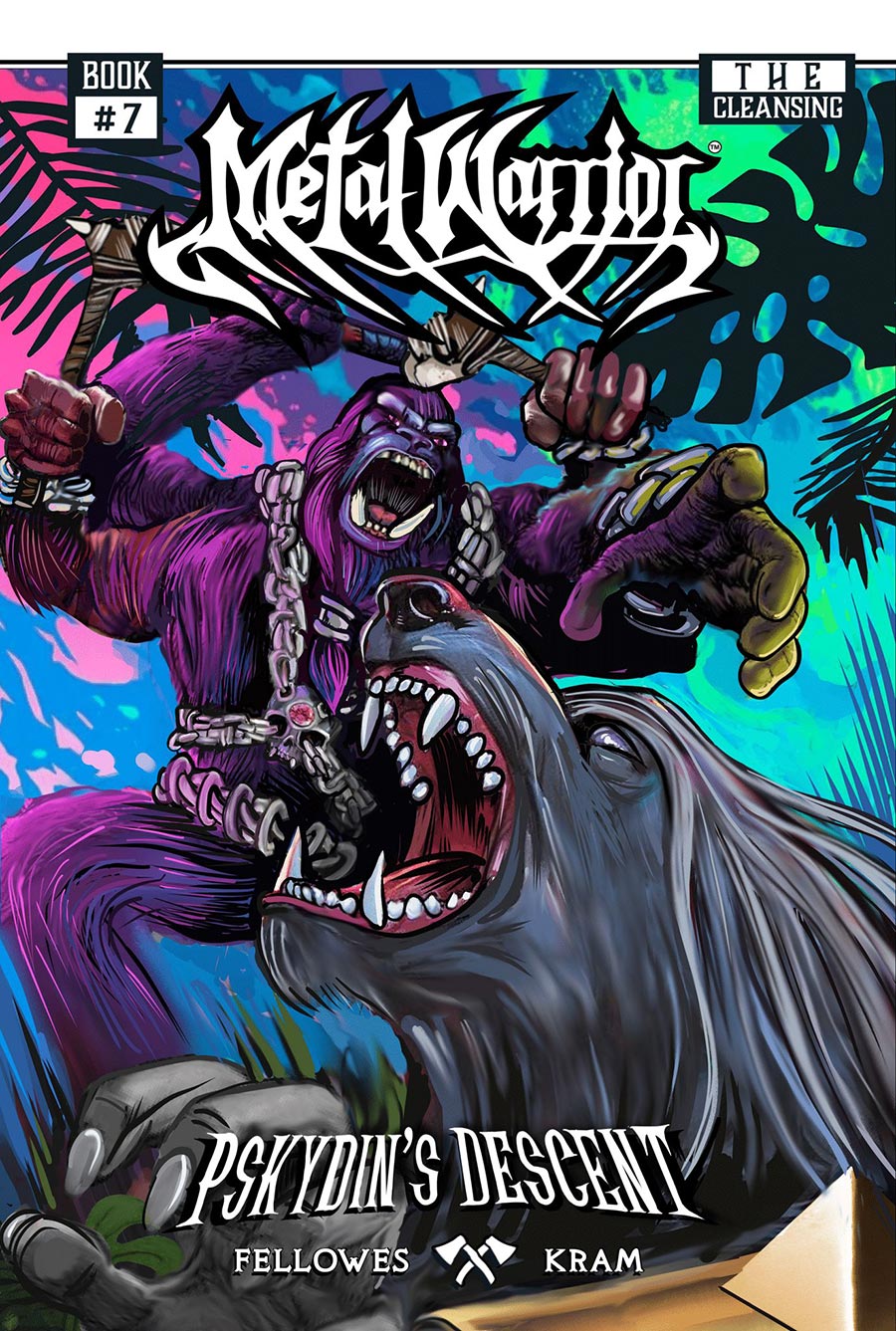 Metal Warrior Psykdins Descent Vol 7 The Cleansing With 7-Inch Vinyl