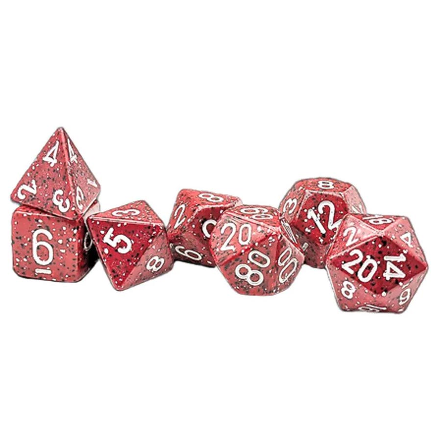 Speckled Polyhedral Water 7-Die Set