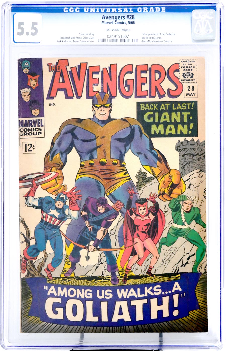 Avengers #28 Cover B CGC 5.5