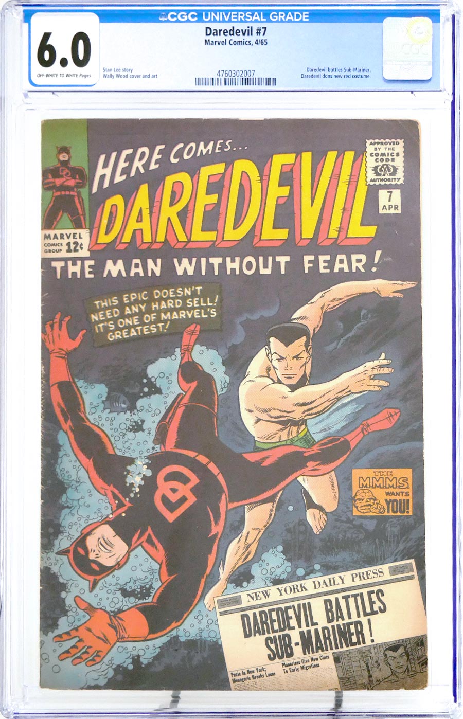 Daredevil #7 Cover B CGC 6.0