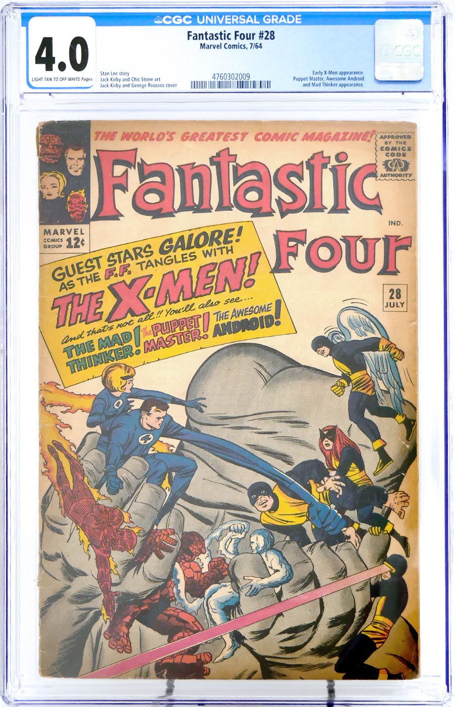 Fantastic Four #28 Cover B CGC 4.0