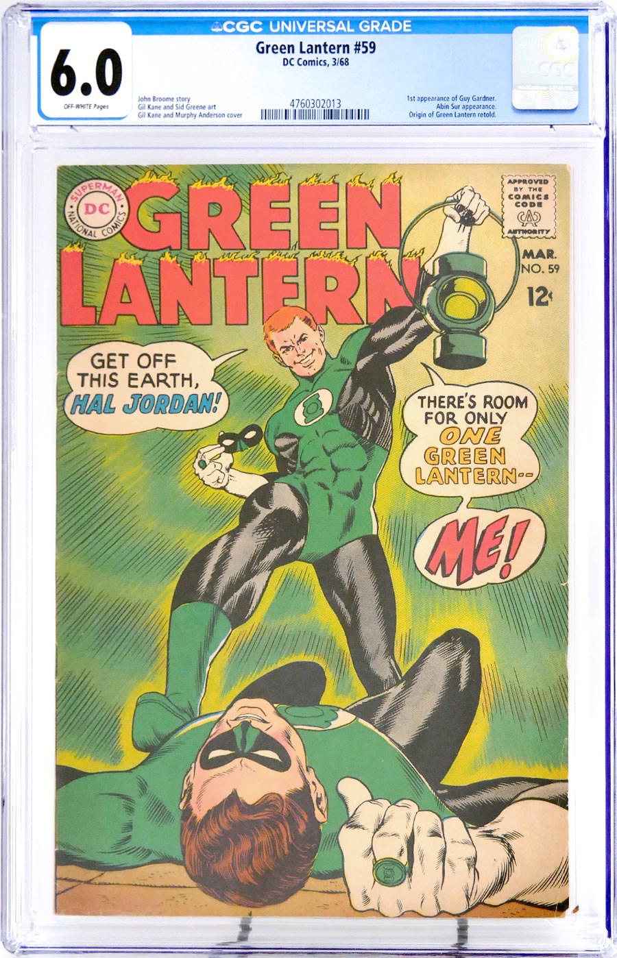 Green Lantern Vol 2 #59 Cover B CGC 6.0