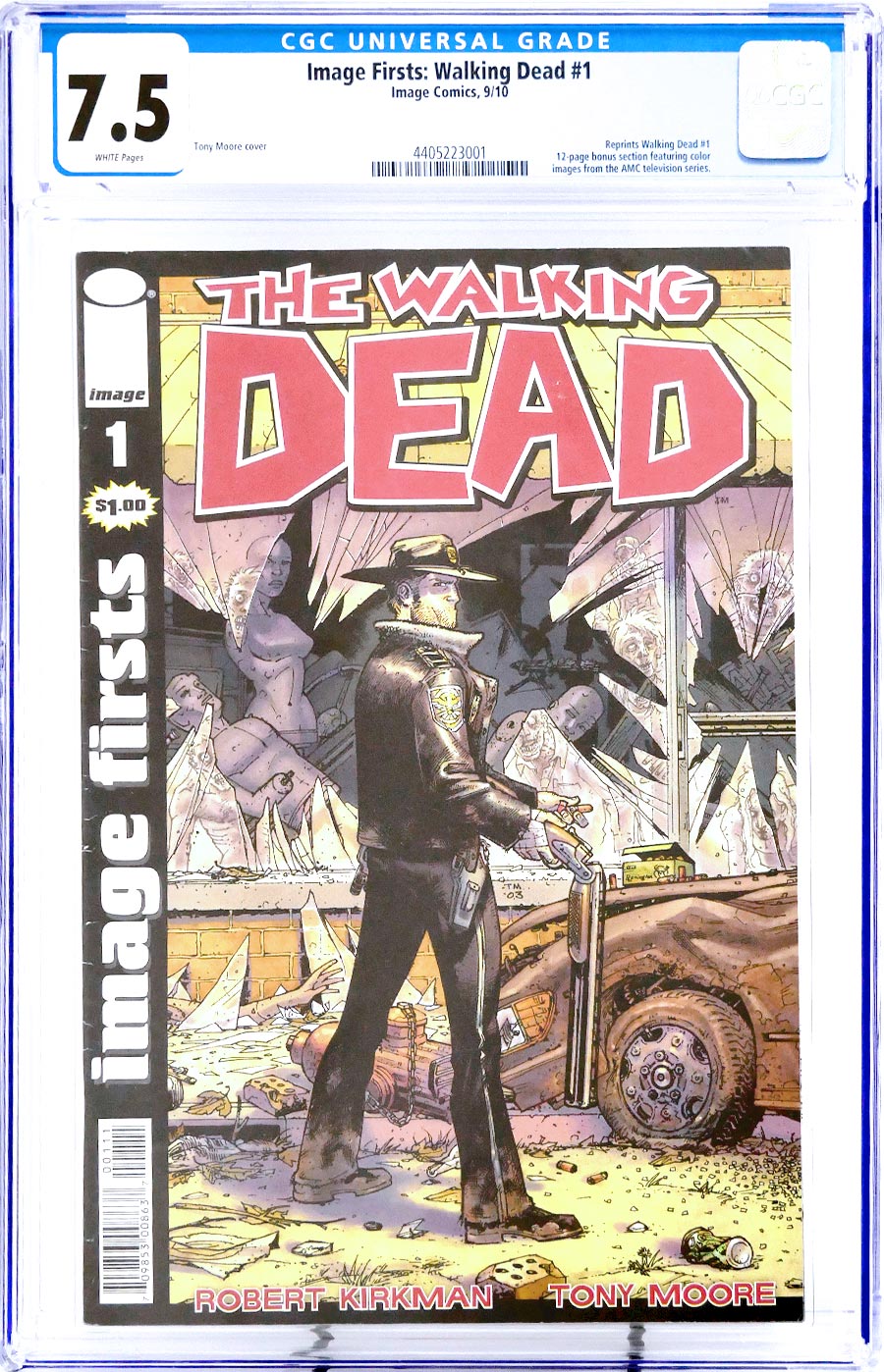 Image Firsts Walking Dead #1 Cover E 1st Ptg CGC 7.5