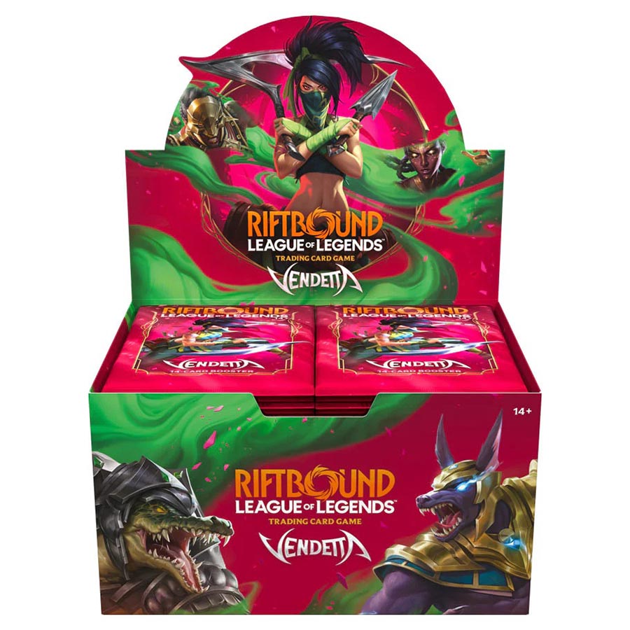 Riftbound League Of Legends Vendetta Booster Pack Display (24-Count)