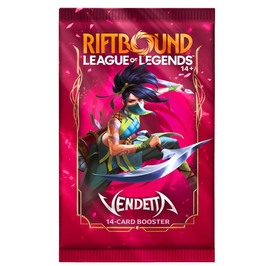Riftbound League Of Legends Vendetta Booster Pack