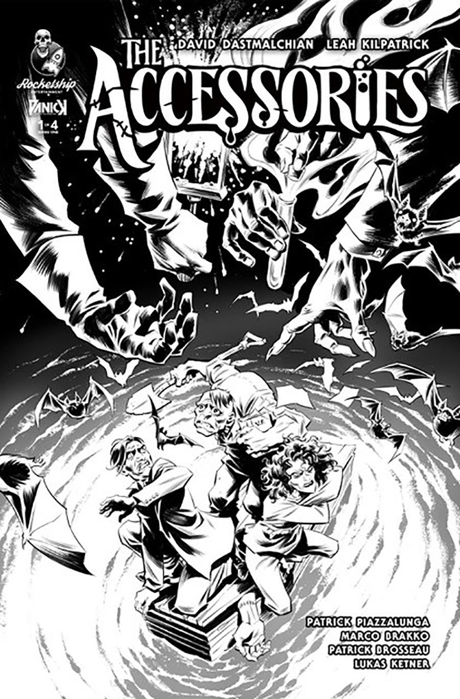 Accessories #1 Cover F 2nd Ptg Black & White Cover
