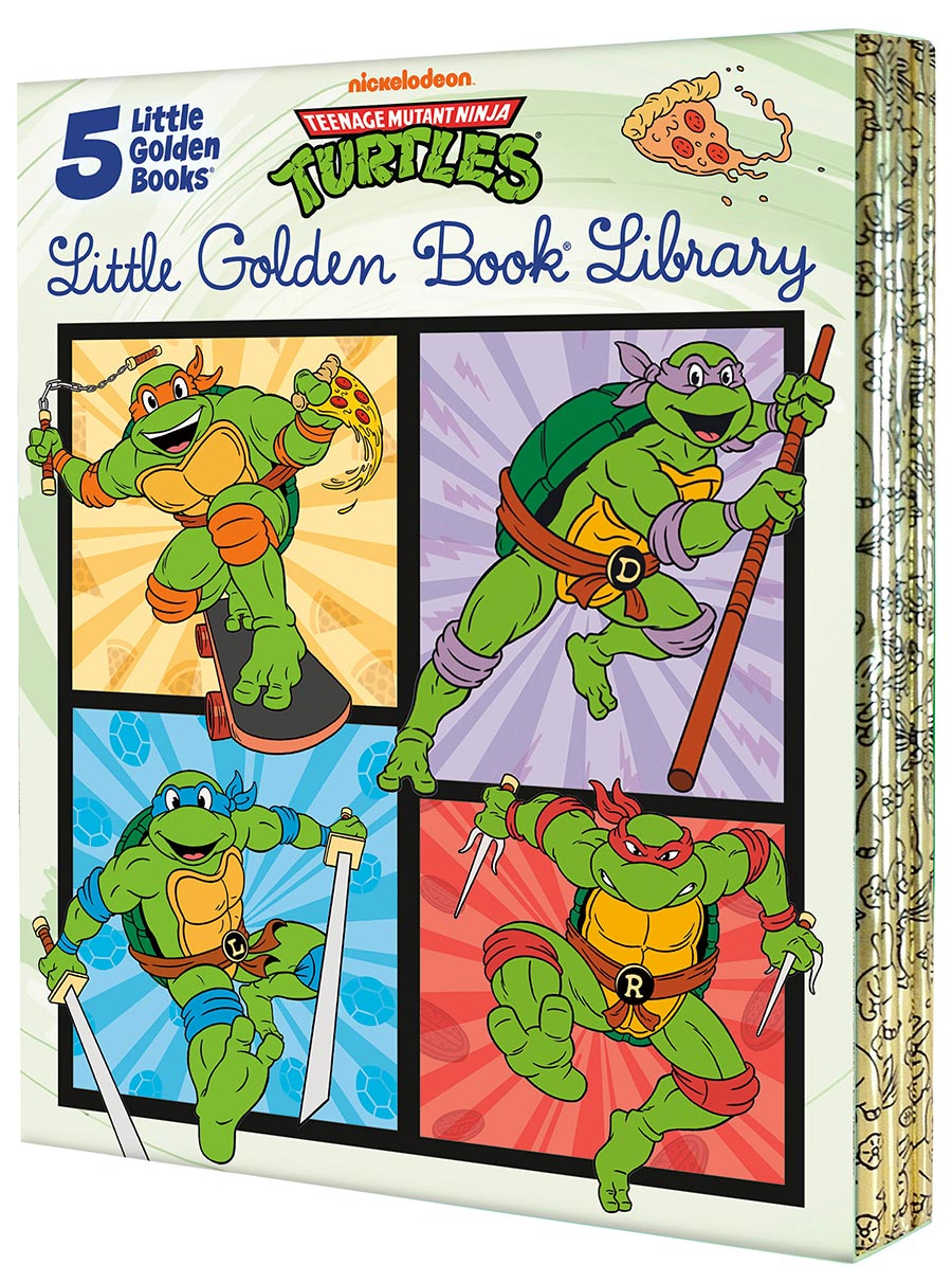 Teenage Mutant Ninja Turtles Little Golden Book Library HC