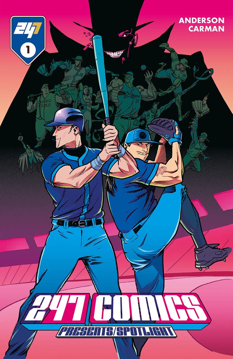 247 Comics Presents Spotlight #1 Cover A Regular Anderson Carman Cyber League Cover