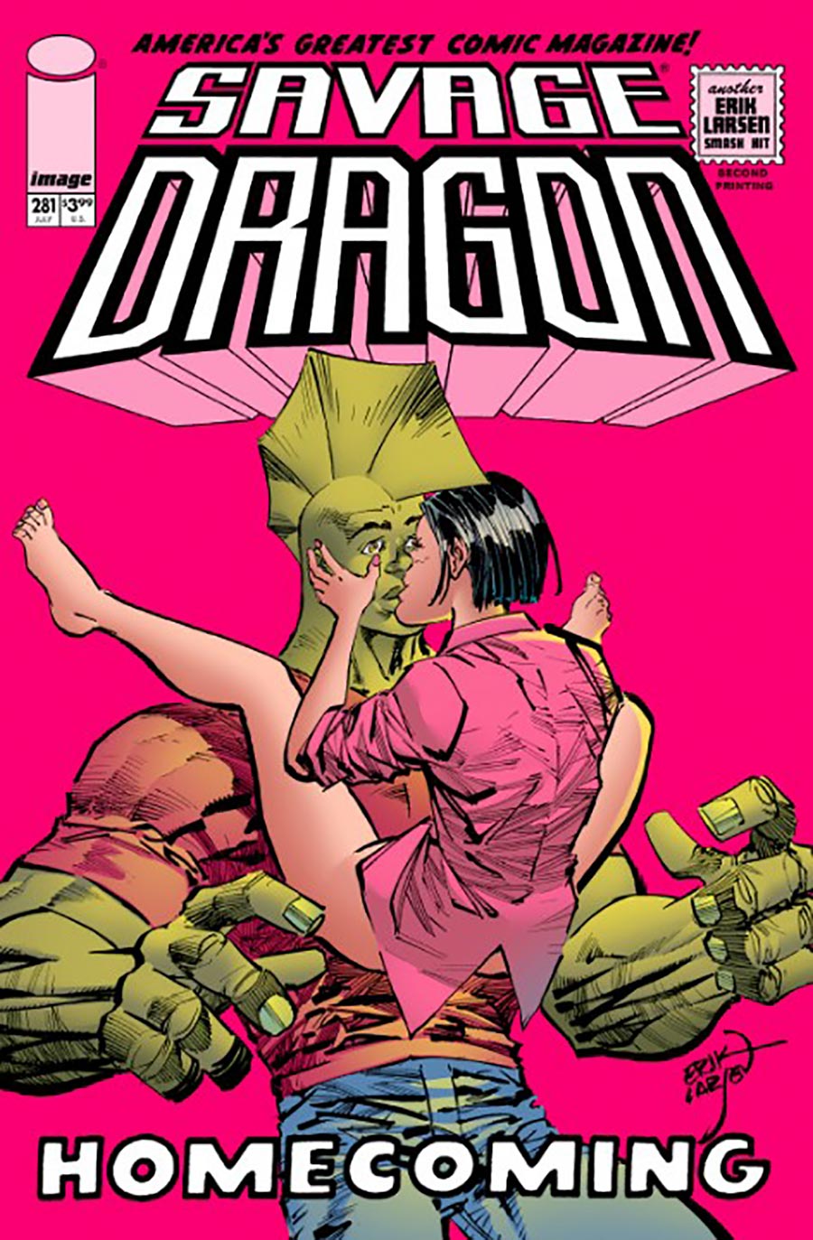 Savage Dragon Vol 2 #281 Cover D 2nd Ptg