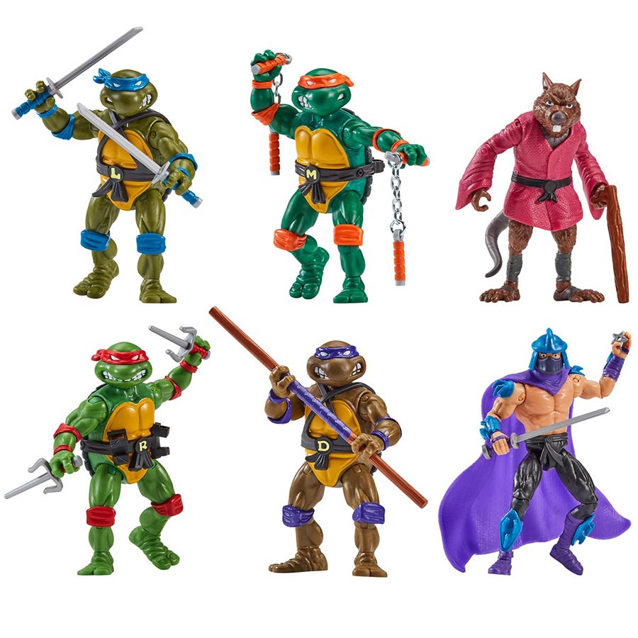 Teenage Mutant Ninja Turtles Remastered 6-Pack Action Figure