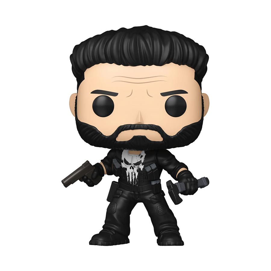 POP Marvel The Punisher Glow-In-The-Dark Entertainment Earth Exclusive Vinyl Figure