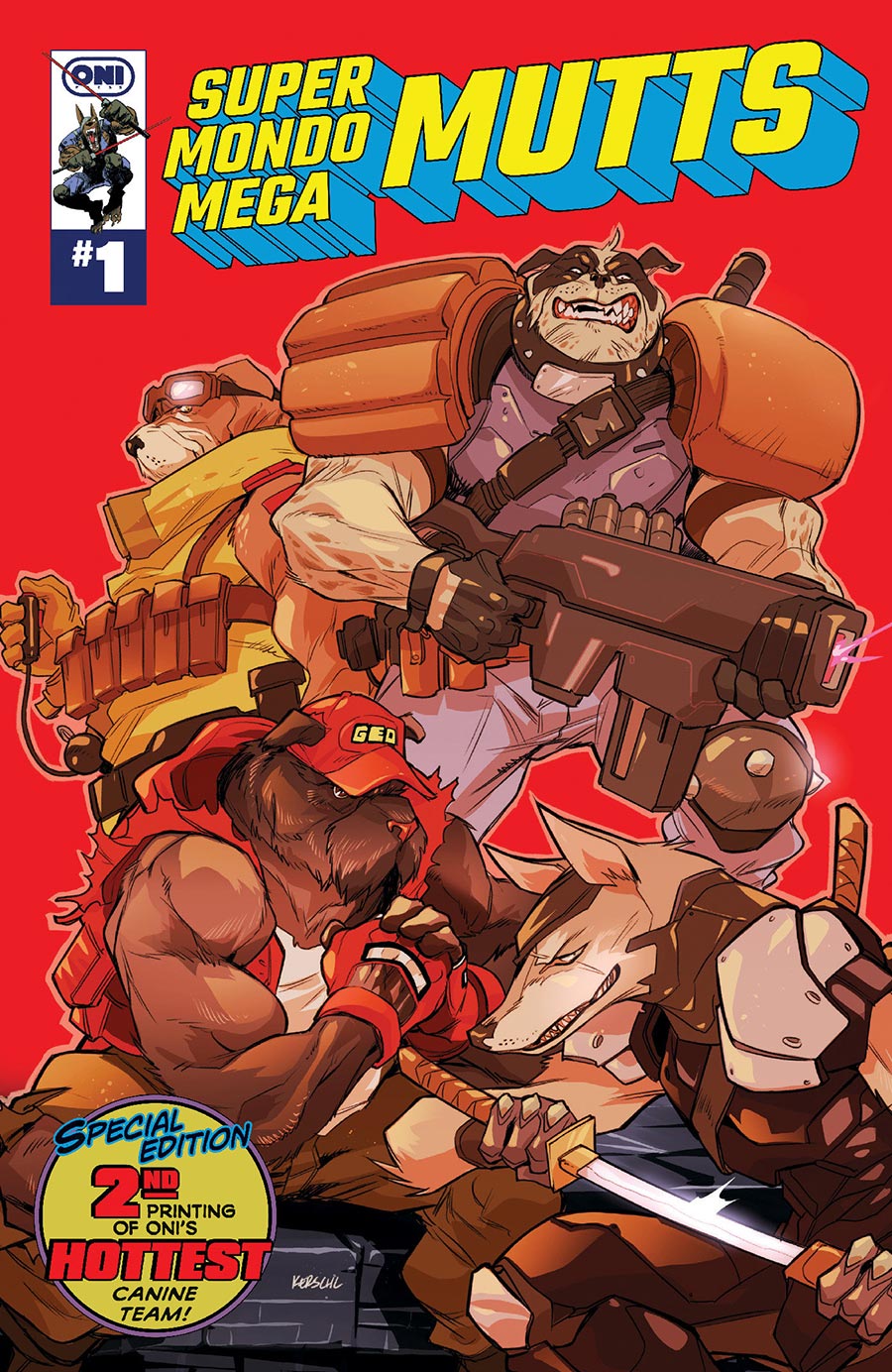 Super Mondo Mega Mutts #1 Cover P 2nd Ptg