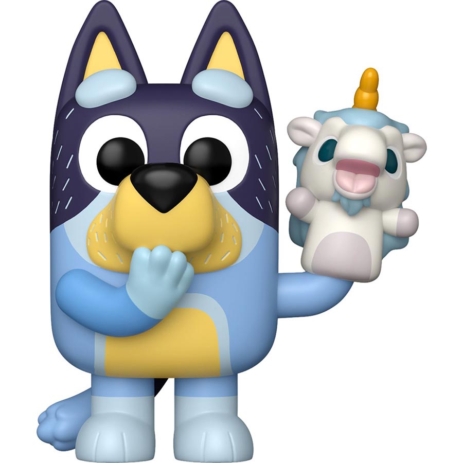 POP Animation Bluey Bandit With Unicourse Vinyl Figure