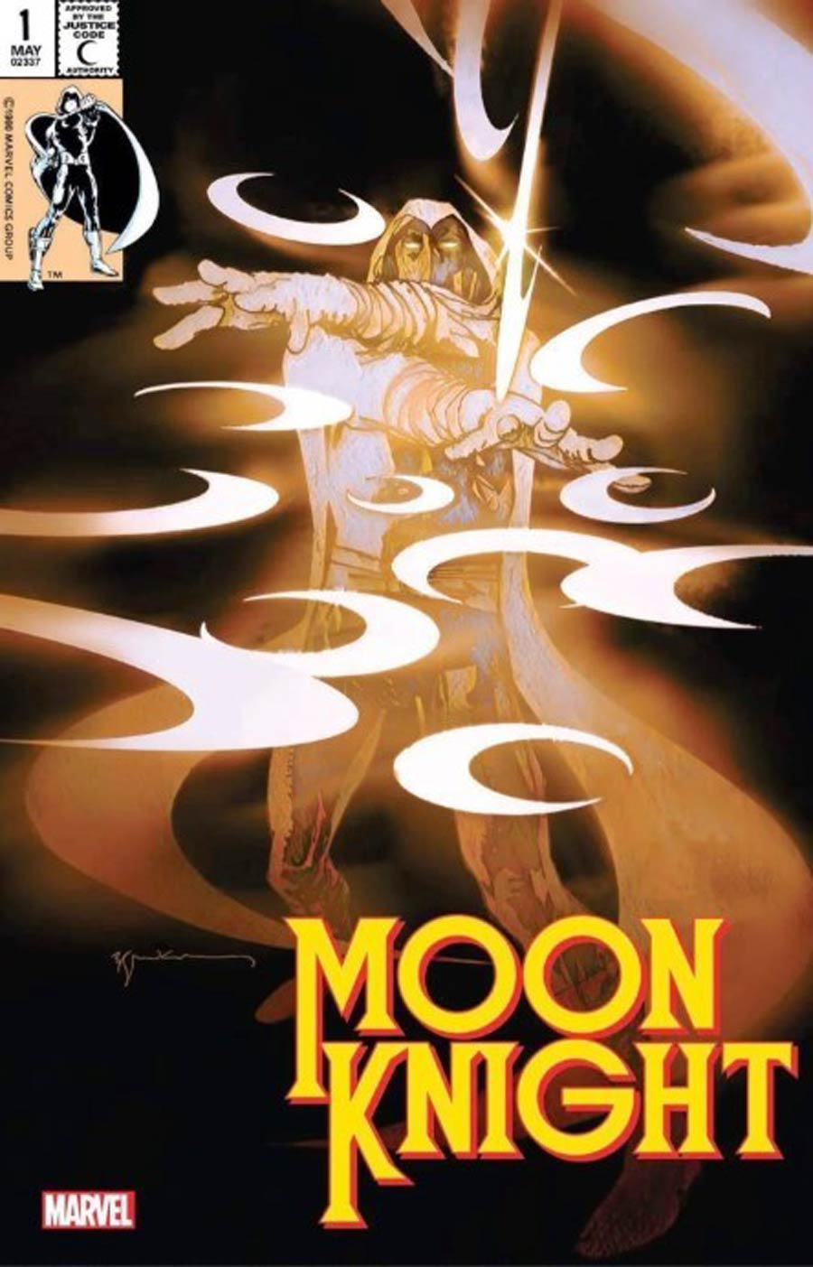 Moon Knight Vol 1 #1 Cover N Facsimile Edition Bill Sienkiewicz Variant Cover