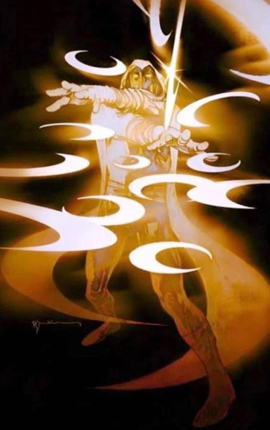 Moon Knight Vol 1 #1 Cover O Facsimile Edition Bill Sienkiewicz Virgin Variant Cover