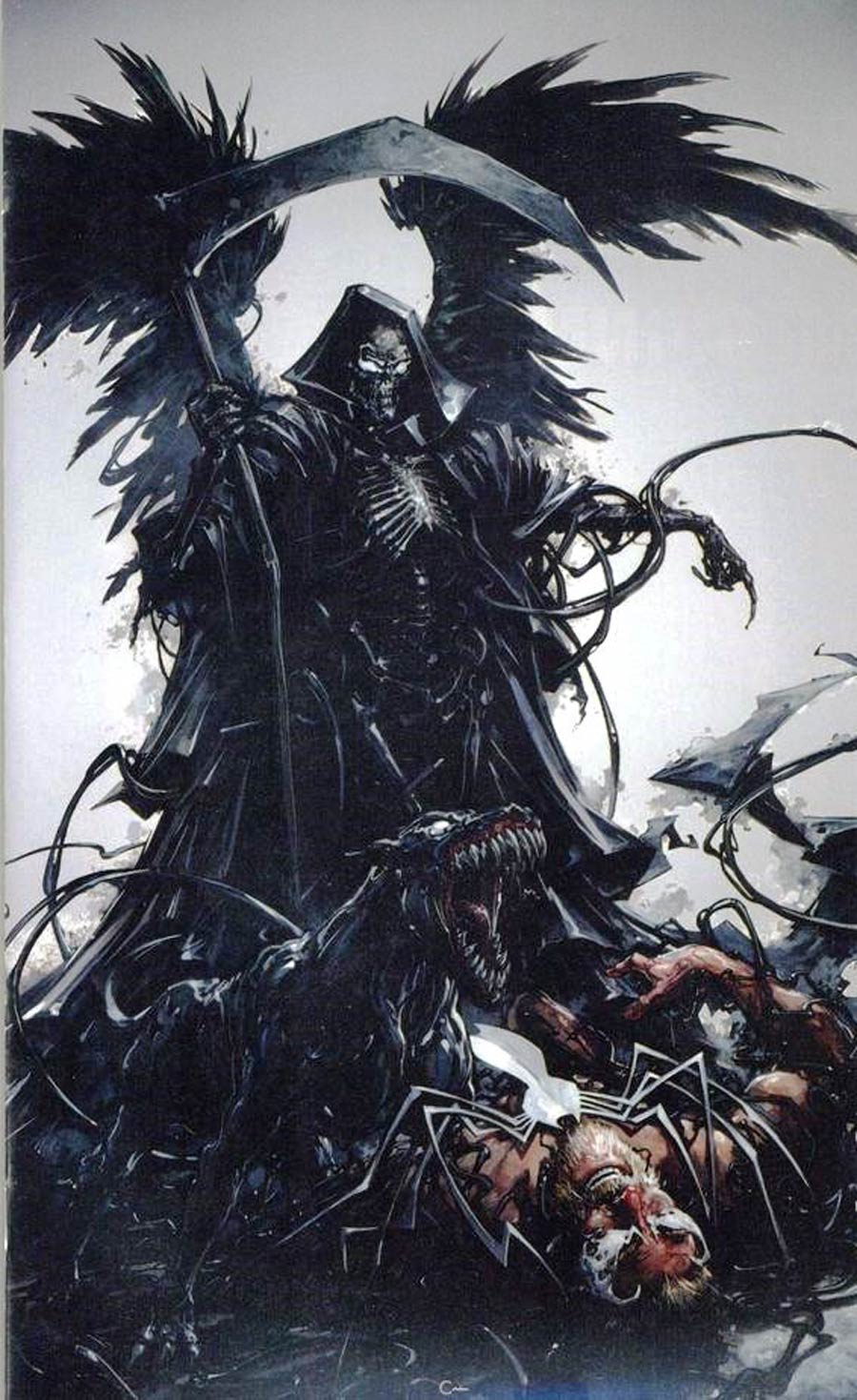 Venom Vol 4 #12 Cover E Clayton Crain Virgin Variant Cover