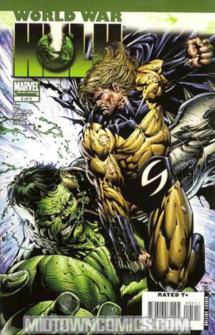 World War Hulk #5 Cover F David Finch Cover Signed By Greg Pak And David Finch With COA