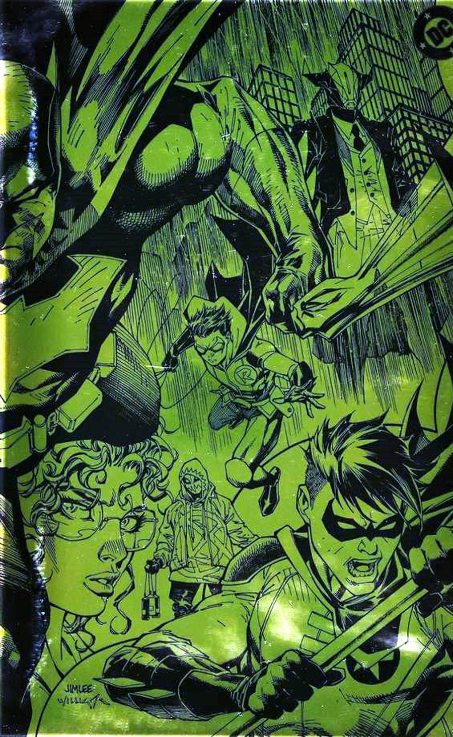Batman Vol 4 #1 Cover Z-K Jim Lee Gold Foil Variant Cover