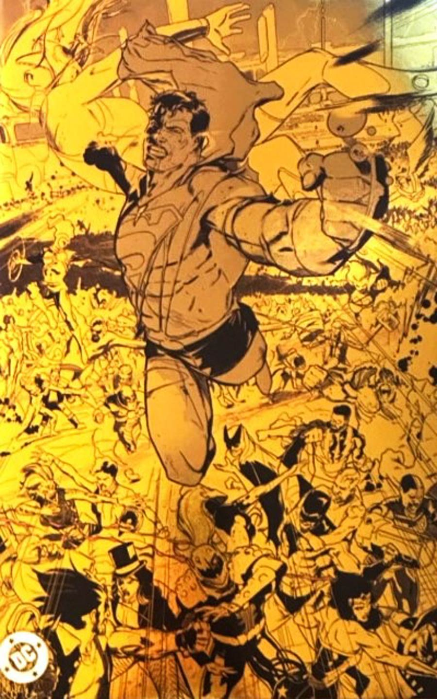DC K.O. #1 Cover V Javi Fernandez Gold Foil Variant Cover