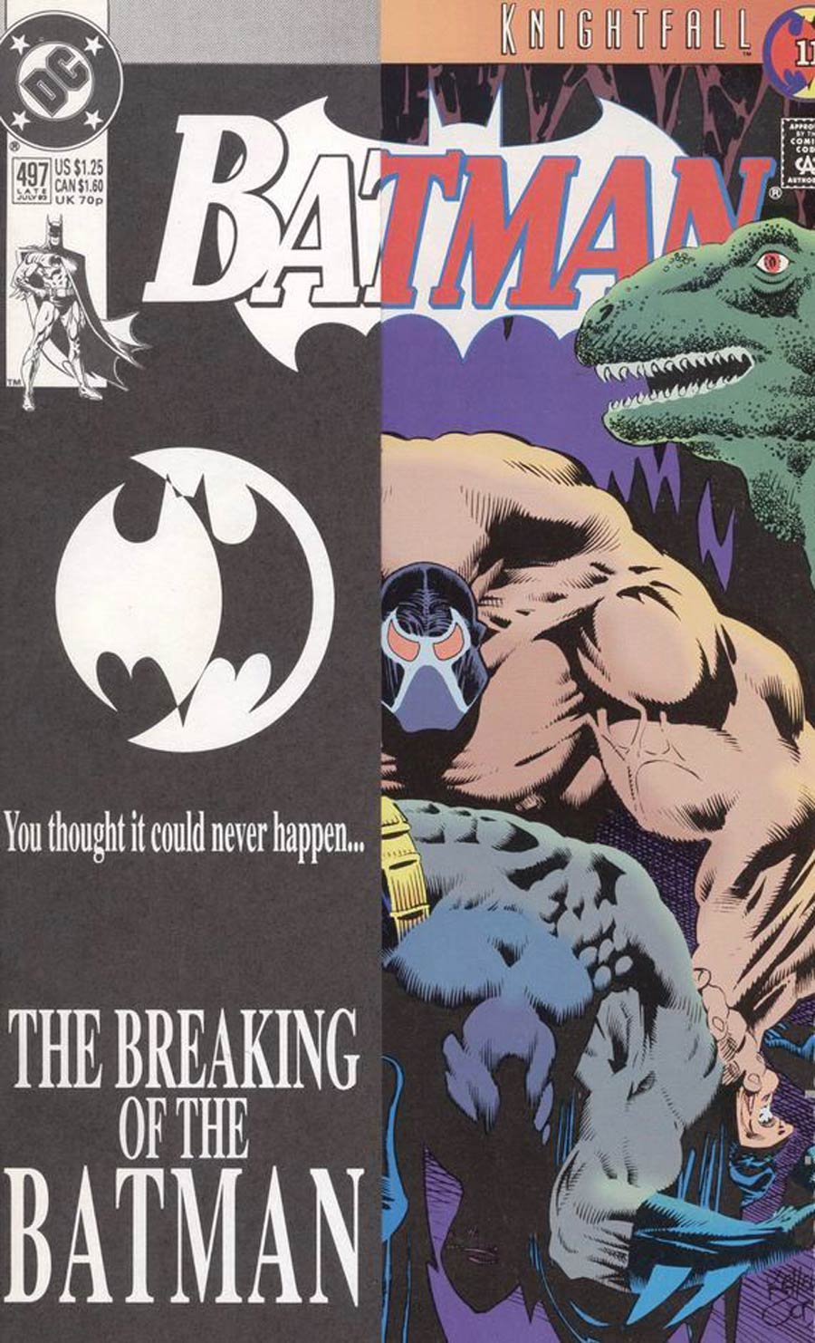 Batman #497 Cover G Signed By Bob Kane With COA