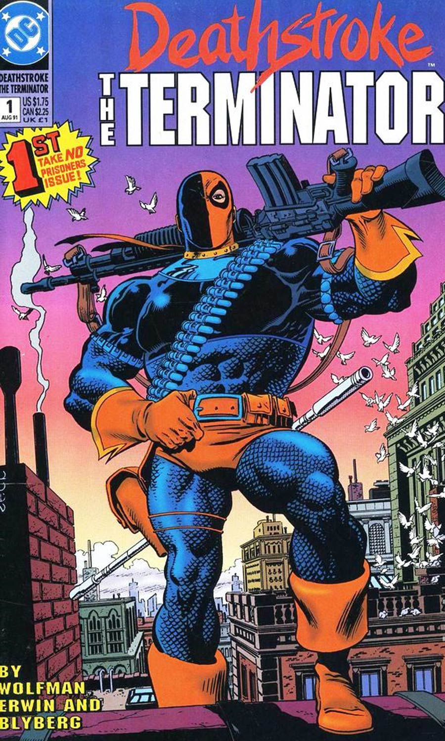 Deathstroke The Terminator #1 Cover D 1st Ptg Signed By Mike Zeck With COA