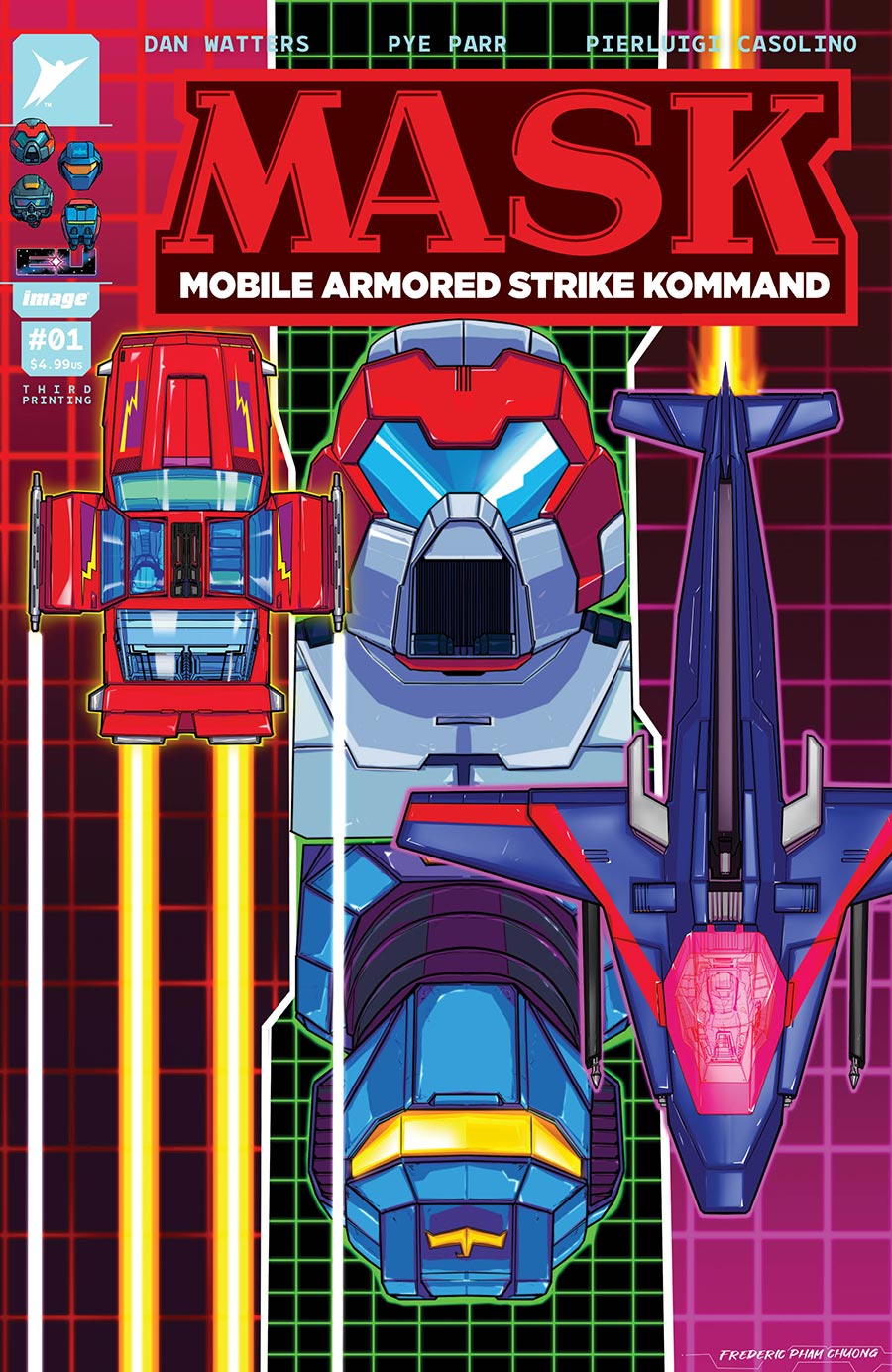 M.A.S.K. Vol 3 #1 Cover Z-G 3rd Ptg (Energon Universe)