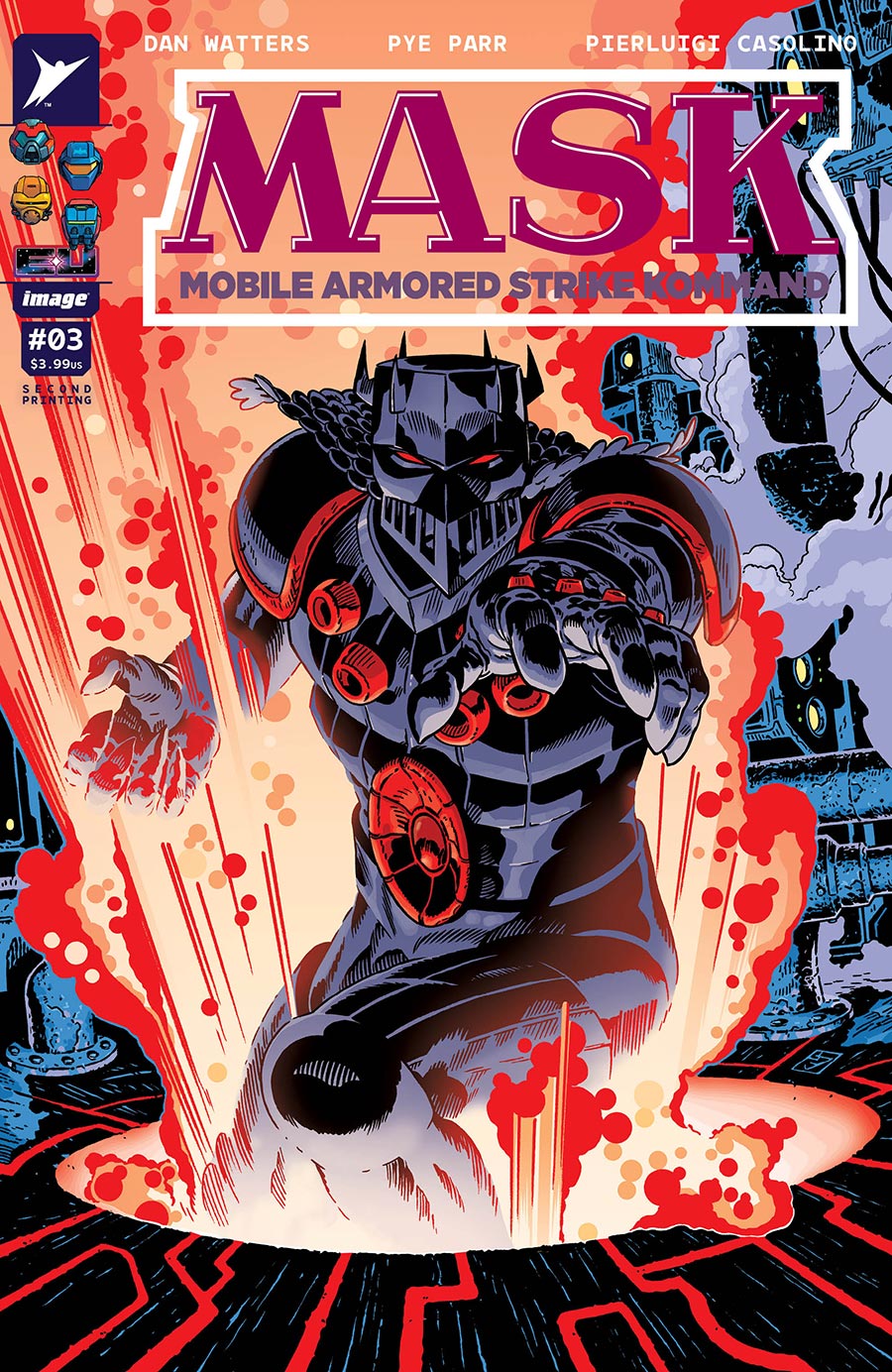 M.A.S.K. Vol 3 #3 Cover G 2nd Ptg B JH Williams III Variant Cover (Energon Universe)