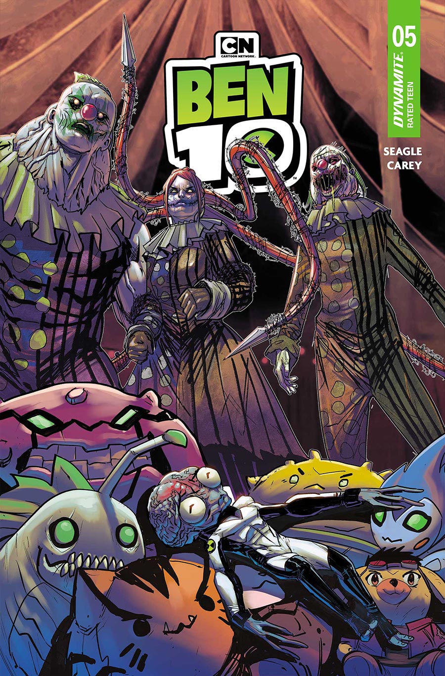 Ben 10 Vol 2 #5 Cover M Variant Robert Carey Foil Cover