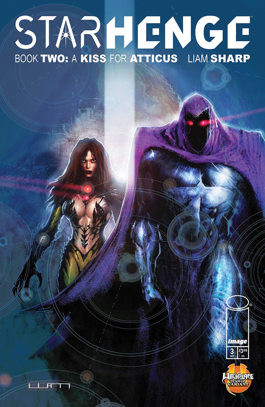 Starhenge Book 2 A Kiss For Atticus #3 Cover F Variant Liam Sharp Witchblade Team-Up Cover