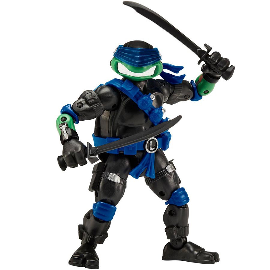 Teenage Mutant Ninja Turtles x G.I. Joe Leonardo x Snake Eyes Action Figure