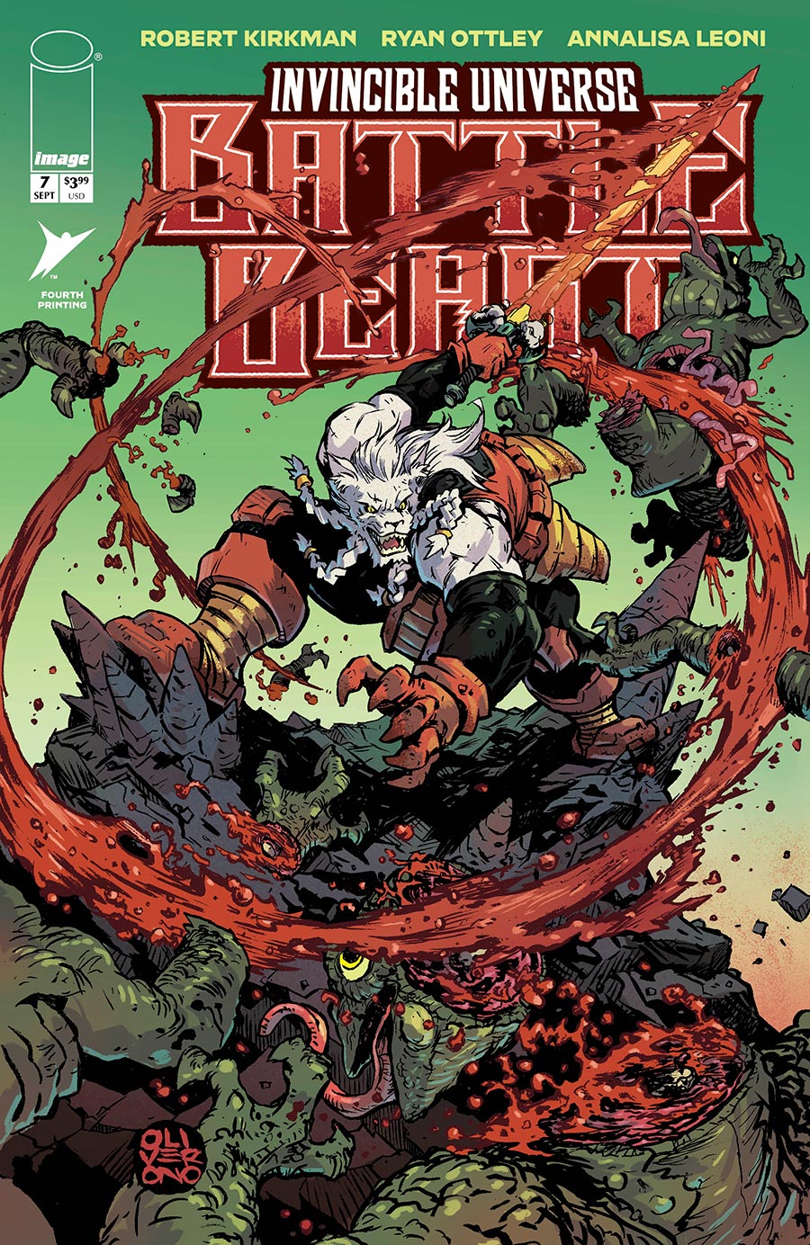 Invincible Universe Battle Beast #7 Cover L 4th Ptg