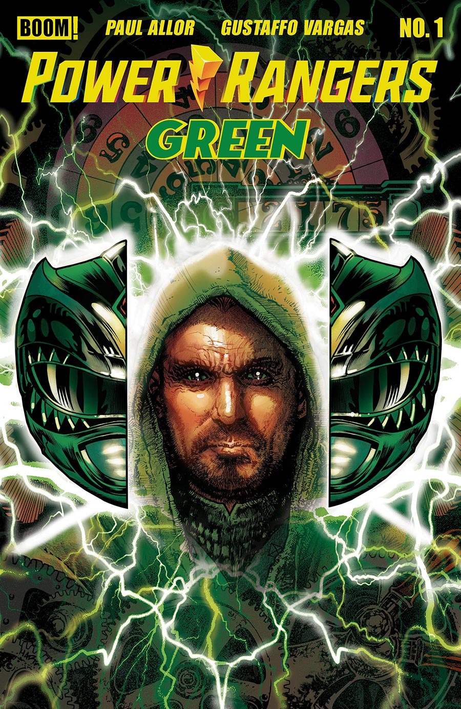 Power Rangers Green #1 Cover Z-B 2nd Ptg Tony Harris Cover