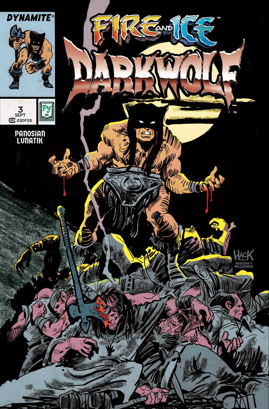 Fire And Ice Darkwolf #3 Cover K Variant Robert Hack Cover