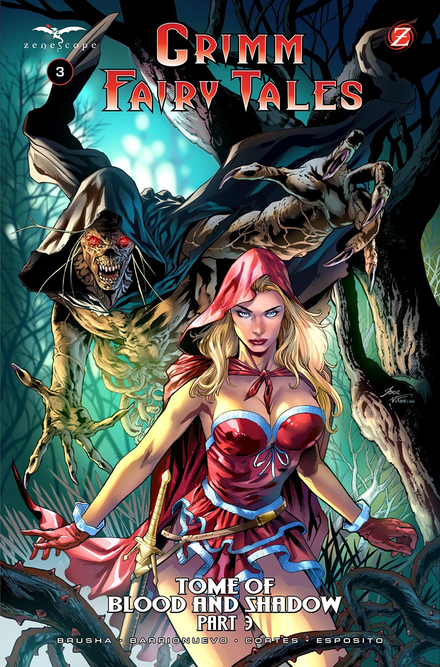 Grimm Fairy Tales Vol 3 #3 Tome Of Blood And Shadow Part 3 Cover D Variant Igor Vitorino Cover