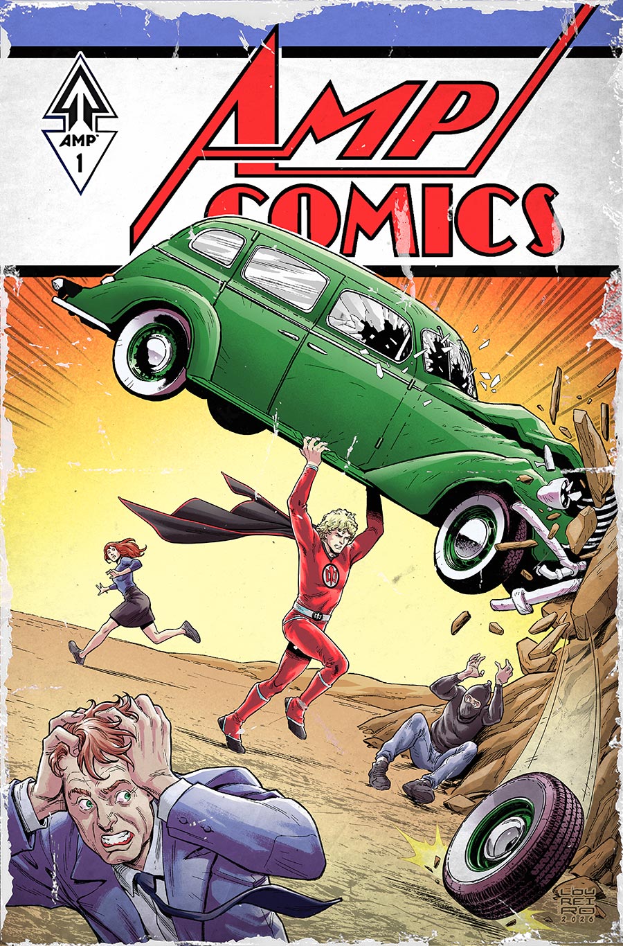 Greatest American Hero Vol 2 #1 Cover D Variant Rafael Loureiro Homage Cover (Corrected Printing)