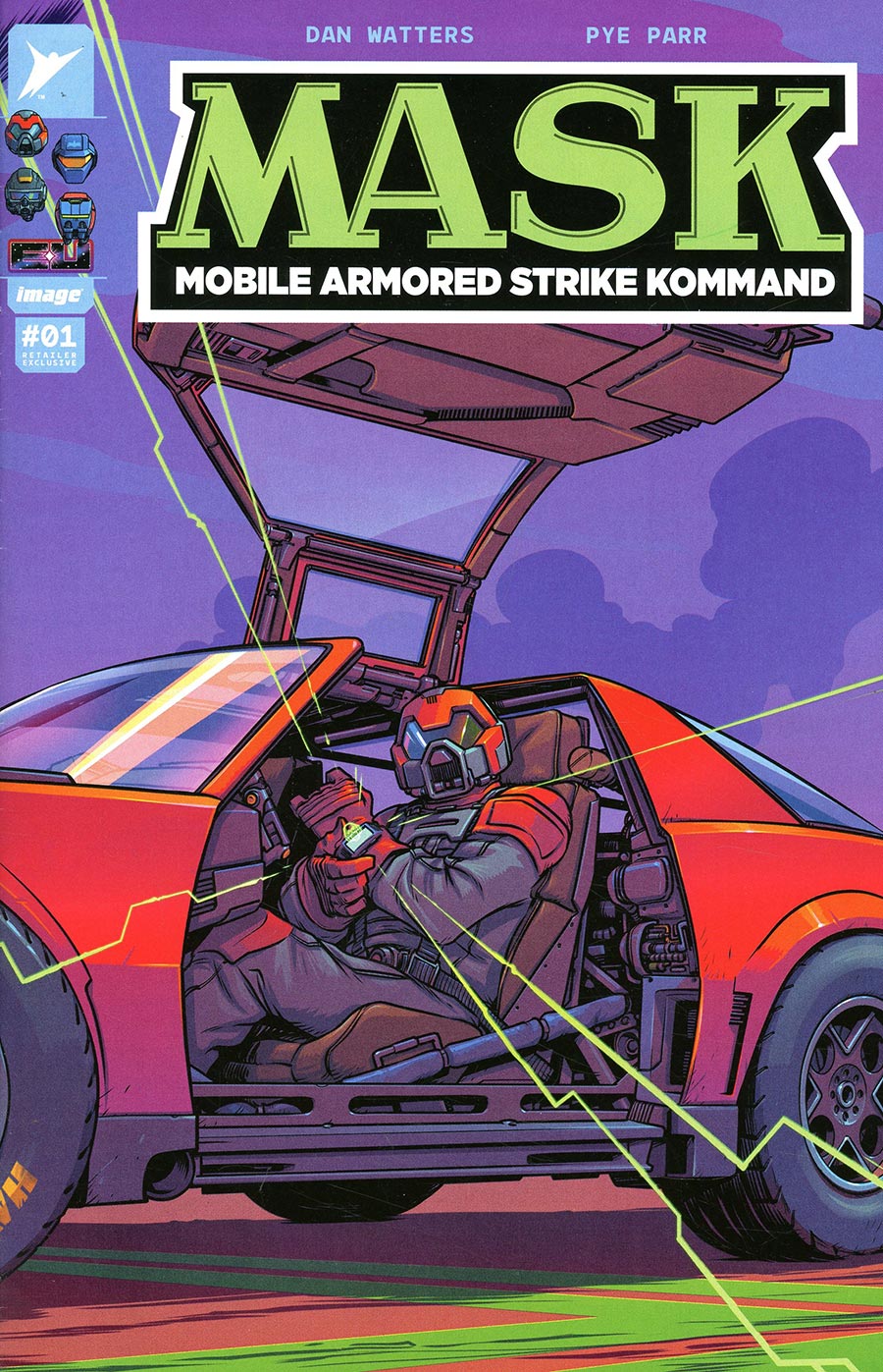 M.A.S.K. Vol 3 Ashcan #1 Cover B Variant Pye Parr ComicsPro 2026 Wraparound Cover (Energon Universe)
