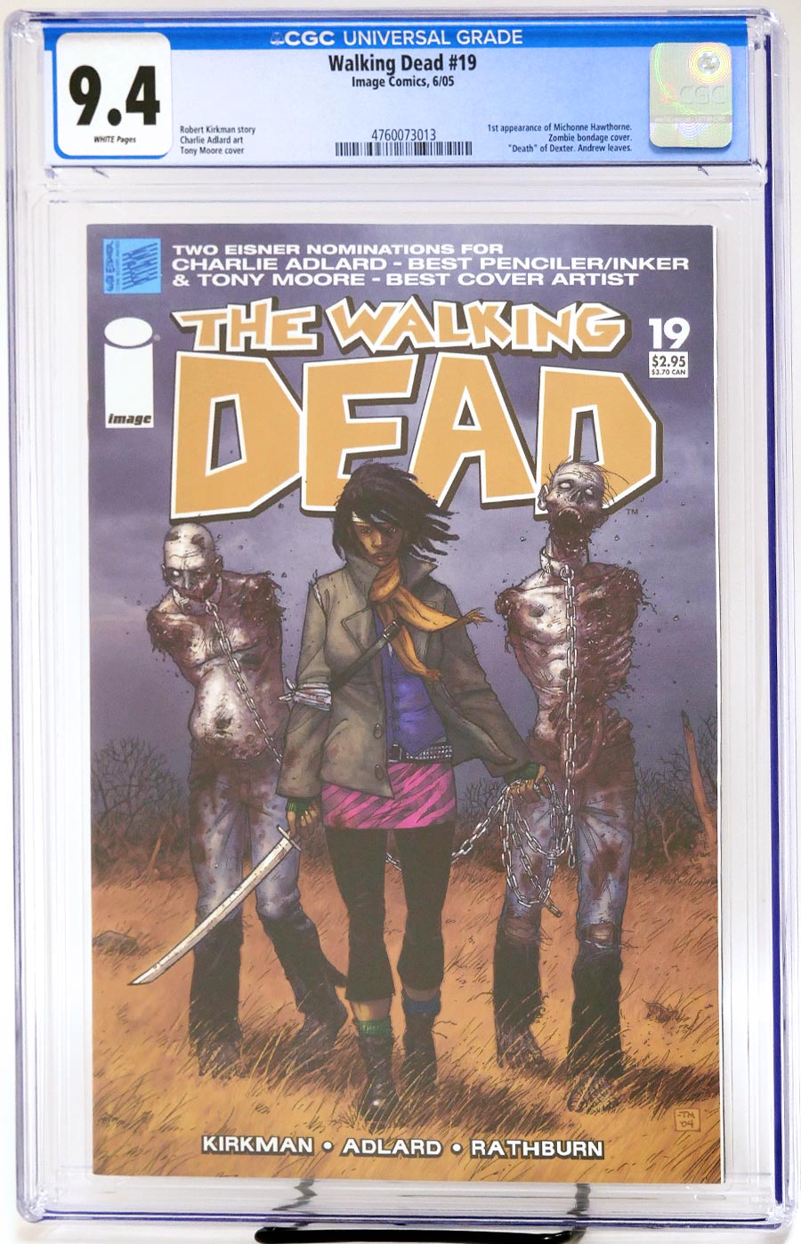 Walking Dead #19 Cover C CGC 9.4