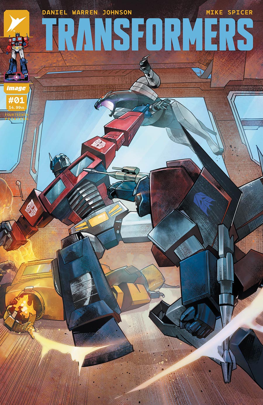Transformers Vol 5 #1 Cover Z-R 14th Ptg