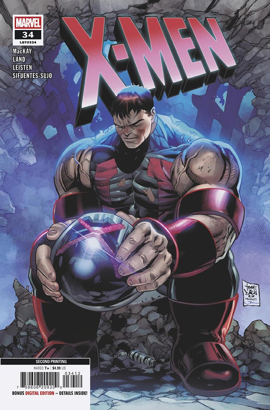 X-Men Vol 7 #34 Cover G 2nd Ptg Tony S Daniel Variant Cover