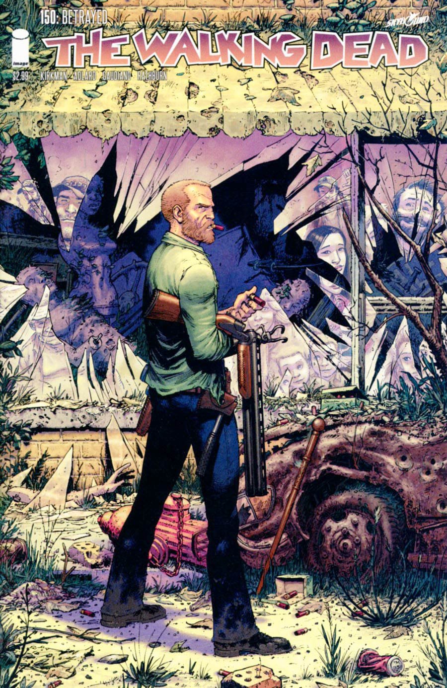 Walking Dead #150 Cover R Variant Tony Moore Cover Signed By Tony Moore No COA